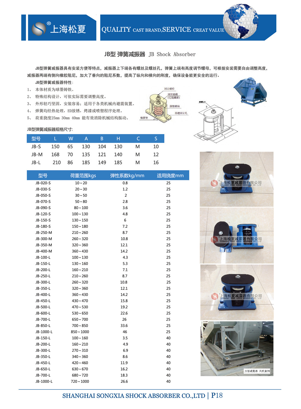 JB型彈簧草莓视频在线看器參數圖
