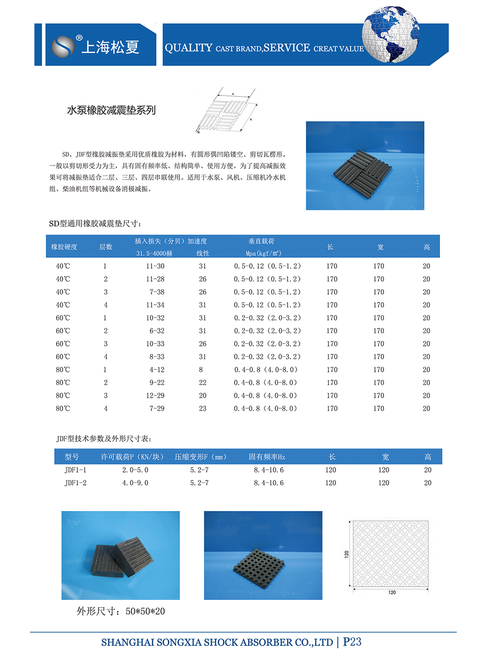 JDF型橡膠草莓视频在线看墊參數圖